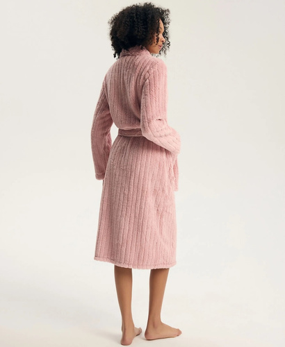 Henderson Greta 45408 жіночий халат dusty rose м’який з блиском