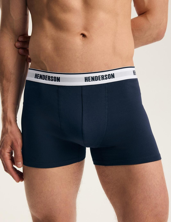 Чоловічі боксерки Henderson 45476 Free 2-Pack бавовняні з широкою гумкою та логотипом