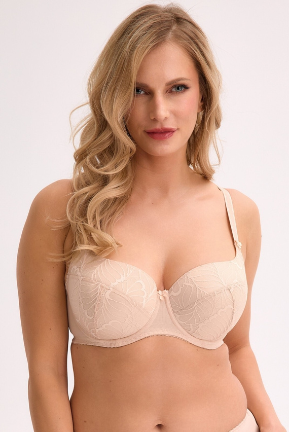 Gaia BS 281 Kate бюстгальтер Full Cup ущільнені чашки, жіночний стиль та ідеальна підтримка, бежевий