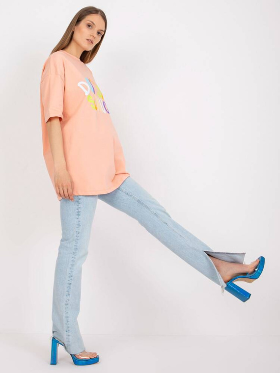 Футболка жіноча FA-TS-7733.91P T-shirt Paris, - персиковий