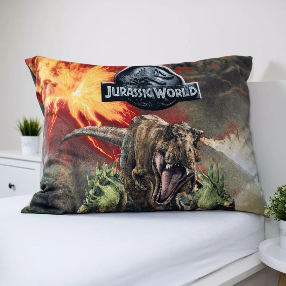 Постільна білизна 140x200 Dinozaury Park Jurajski Вулкан 70x90 Jerry Fabrics