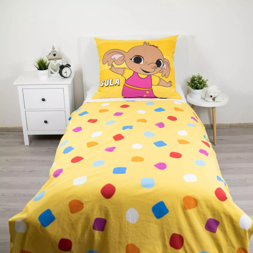 Постіль Кролик Бінг і Сула 140x200 бавовняна Jerry Fabrics