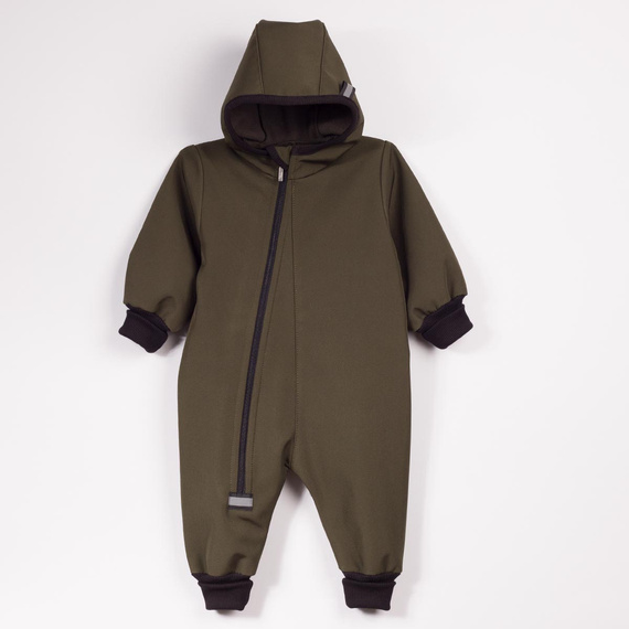 Дитячий комбінезон Nicol 229082 Softshell з флісом зелений