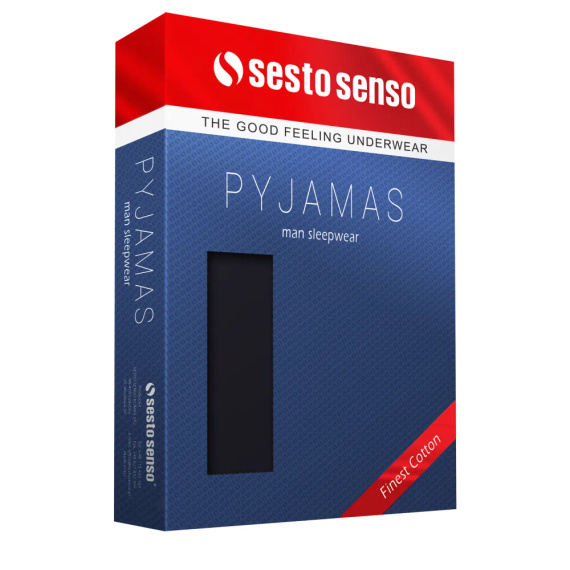 Sesto Senso 7268 Latte Чоловіча коротка піжама 100% бавовна Комфорт