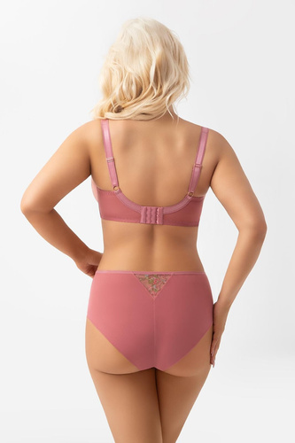 Gorsenia G028 Elora бюстгальтер soft з вишивкою, сильна підтримка, великий розмір чашки