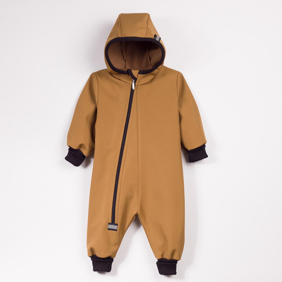 Дитячий комбінезон Nicol 229083 Softshell з флісом оливковий